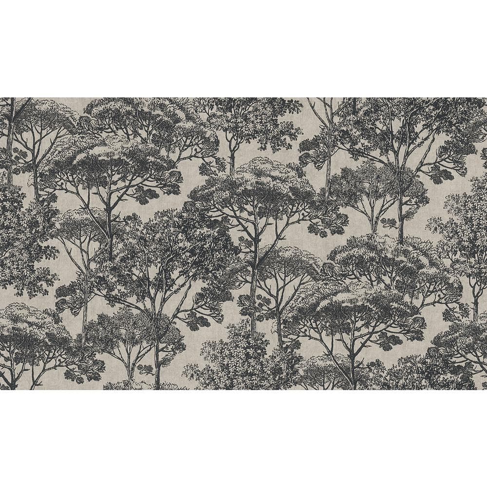 Teatro Black Trees Wallpaper Sample