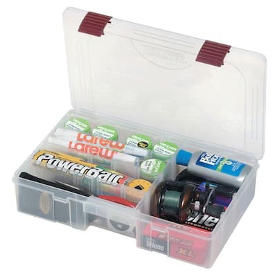 Stalwart Pink Fishing Single Tray Tackle Box Kit (55-Pieces) M500029 - The  Home Depot