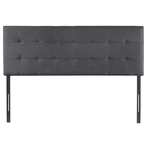 HOMESTOCK Light Gray Headboards for Full Size Bed, Tufted Bed Headboard