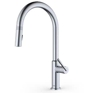 Lagrange Single Handle Pull Down Sprayer Kitchen Faucet in Stainless Steel