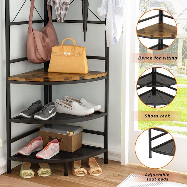 Rack Shoe Space Corner Shoe Shoes Cabinet Wall Rack Small For Layer Simple  Organizer Multi Storage Saving Partition Door Folding - AliExpress