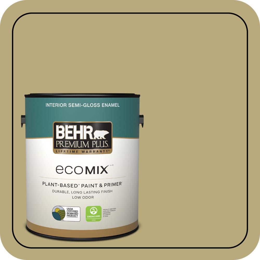 1 gal. #M330-5 Fresh Brew Semi-Gloss Enamel EcoMix Plant-Based Interior Paint & Primer price history on PriceWatchPro