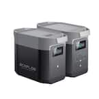 EcoFlow 1800W Output/2700W Peak Delta 2 Push-Button Start Power Station Battery  Generator with DELTA 2 Extra Battery delta2+EB-US - The Home Depot