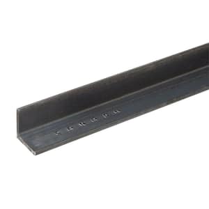 Everbilt 2 in. x 4 ft. - 1/8 in. Thick Plain Steel Angle