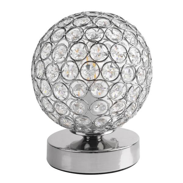 globe crystal table lamp