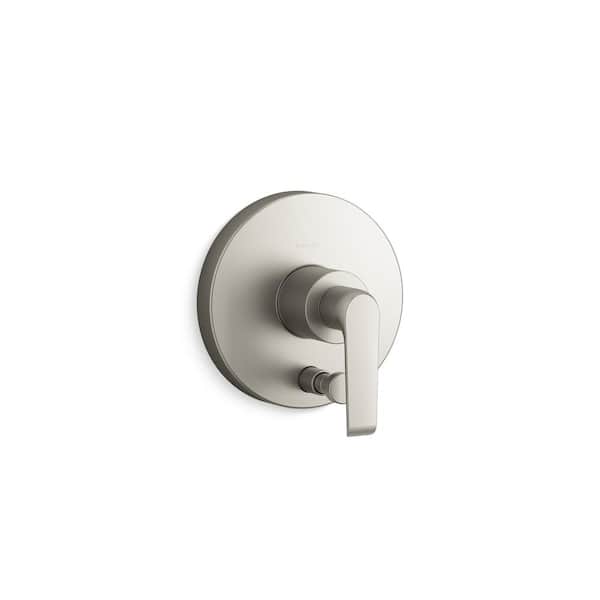 Avid 1-Handle Valve Handle Trim Kit in Vibrant Brushed Nickel (Valve Not Included)