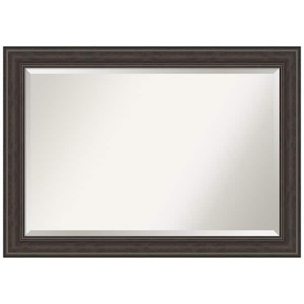 Amanti Art Shipwreck Greywash 41.5 in. H x 29.5 in. W Framed Wall Mirror
