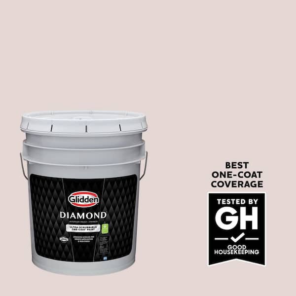 Glidden Diamond 5 gal. PPG1047-2 Lost Love Semi-Gloss Interior Paint