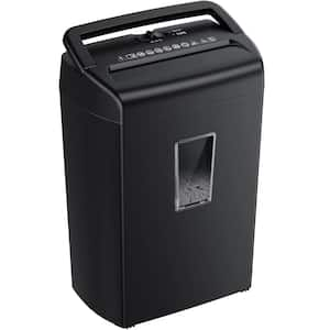 8-Sheet Micro Cut Paper Shredder, 5 Minute 5.5 Gal for Home Use for Credit Card, Staple, Clip with Transparent Window