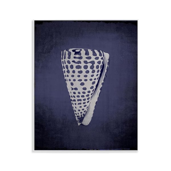 Nautical Cone Shell by Graffi*tee Studios Unframed Coastal Graphic Art Print 14 in. x 11 in.