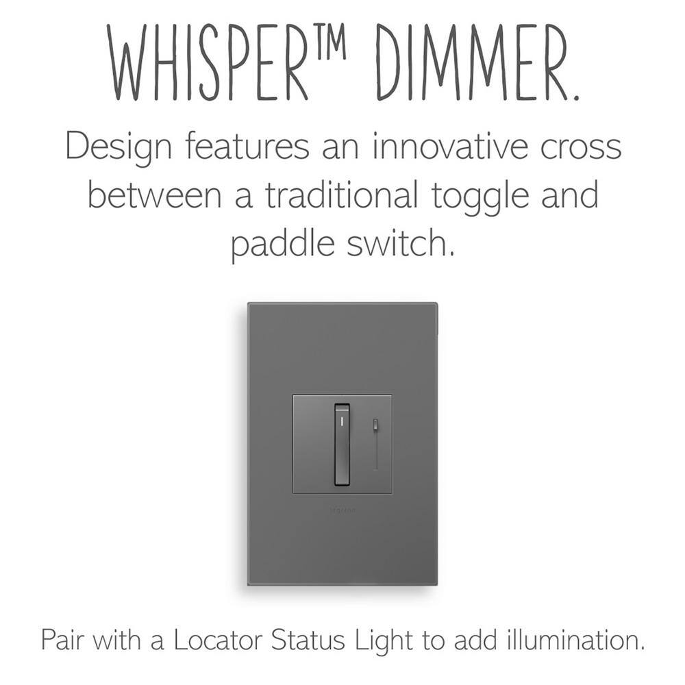 Magnesium Thermoplastic Universal Dimmer Switch with Slider