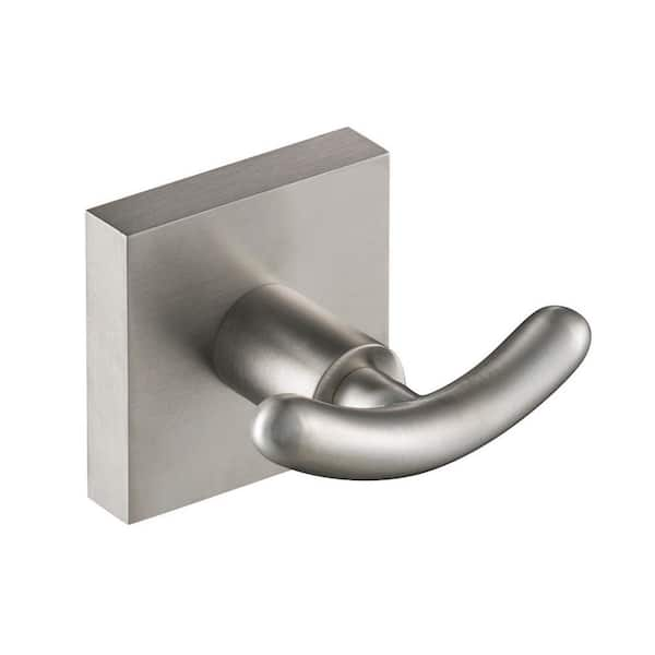 KRAUS Ventus Bathroom Robe and Towel Double Hook in Brushed Nickel