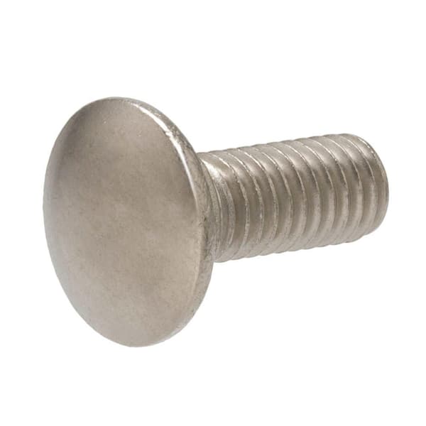 Everbilt 1/4 in. - 20 tpi x 1 in. Stainless Steel Coarse Thread Carriage Bolt