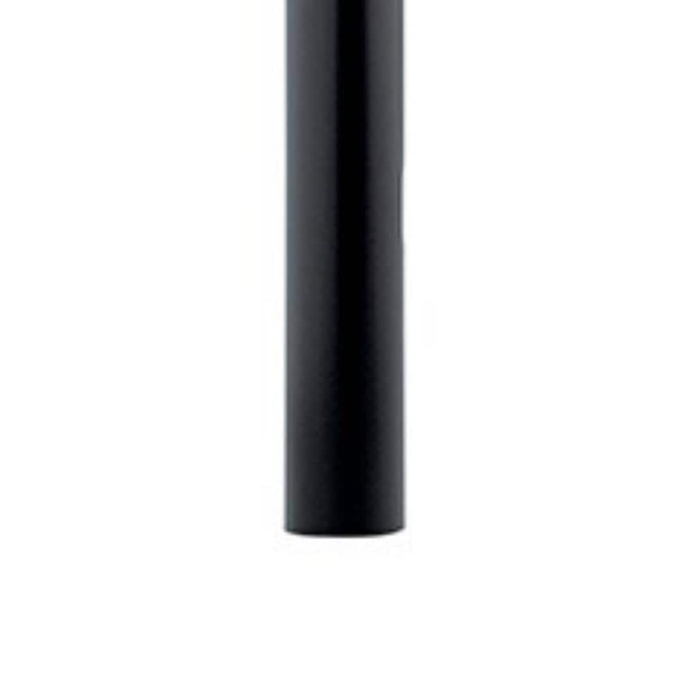 84" Black Powder-Coated Aluminum Outdoor Light Post