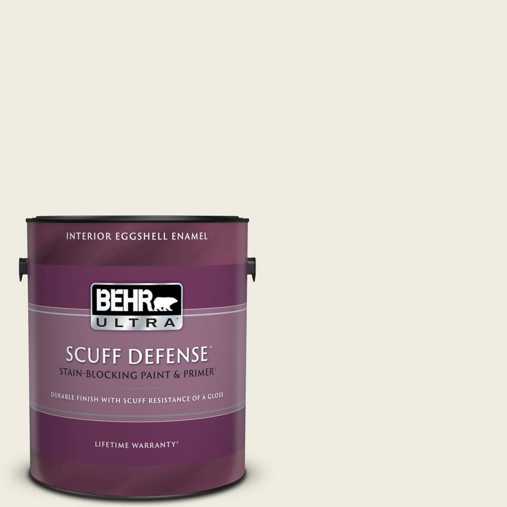 Behr Ultra 1 Gal W F 7 Silver Leaf Extra Durable Eggshell Enamel Interior Paint Primer The Home Depot