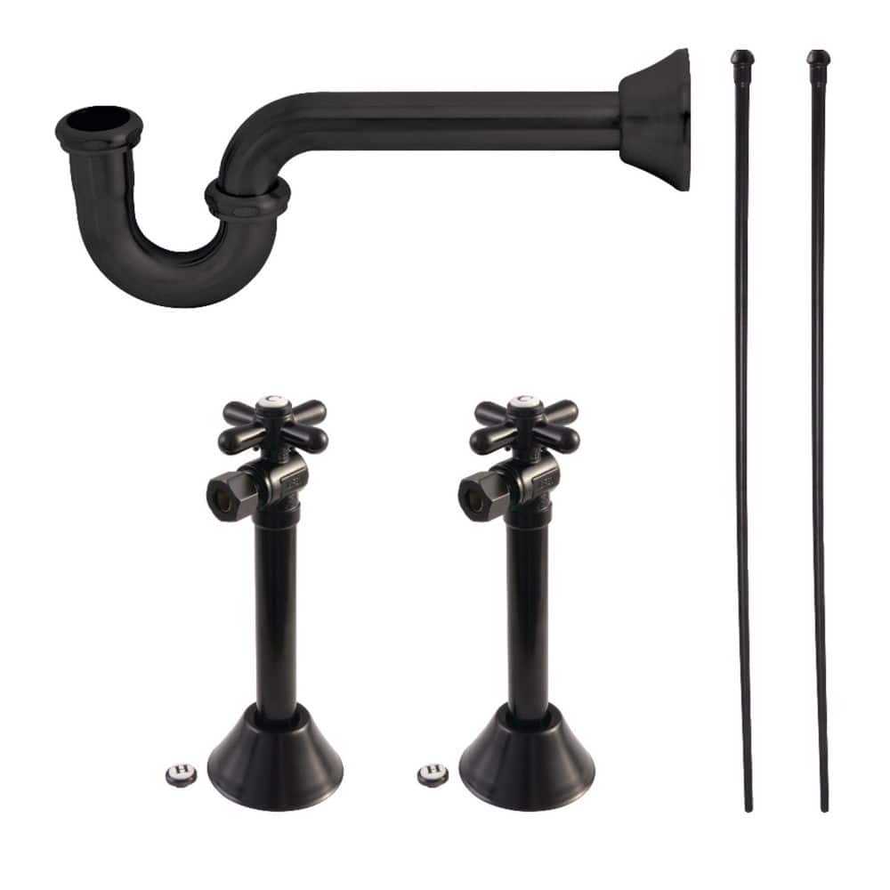 Trimscape Traditional Made of Brass Plumbing Sink Trim Kit in Matte Black price history on PriceWatchPro