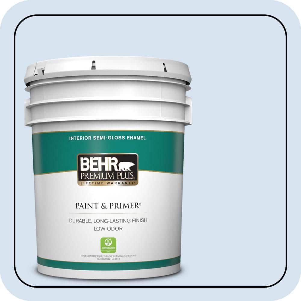 5 gal. #PPL-23 Blooming Aster Semi-Gloss Enamel Low Odor Interior Paint & Primer price history on PriceWatchPro