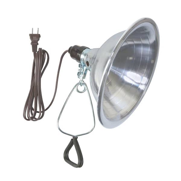 150V Clamp Lamp Light with Aluminum Reflector, 150-Watt, UL Listed, 6 ft. Cord-Heavy-Duty Work and Utility Light