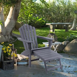 plastic reclining garden chairs with footrest