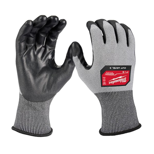 Milwaukee Large High Dexterity Cut 3 Resistant Polyurethane Dipped Work  Gloves 48-73-8732 - The Home Depot