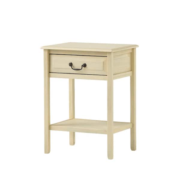 Noble House Banks Brushed Morning Mist Accent Table