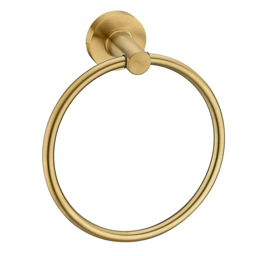 Kree Wall Mounted Towel Ring in Brushed Gold price history on PriceWatchPro