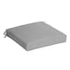 Arden Selections Oceantex Outdoor Seat Cushion 21 x 21, Gray