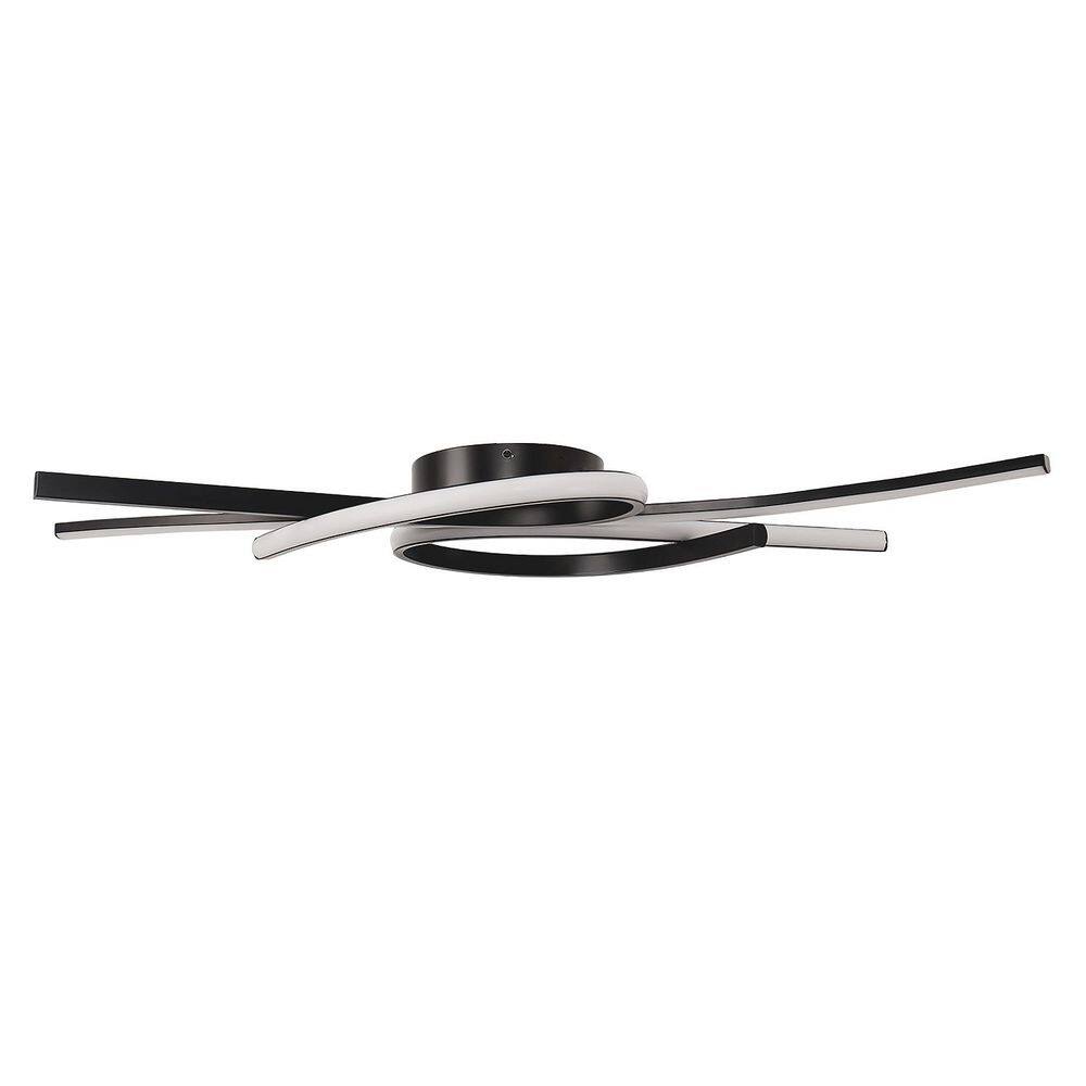 31.5in.3-Light Cluster Matte Black Integrated LED Butterfly Flush Mount Ceiling Light Dimmable 3000K~6000K for Bedroom price history on PriceWatchPro