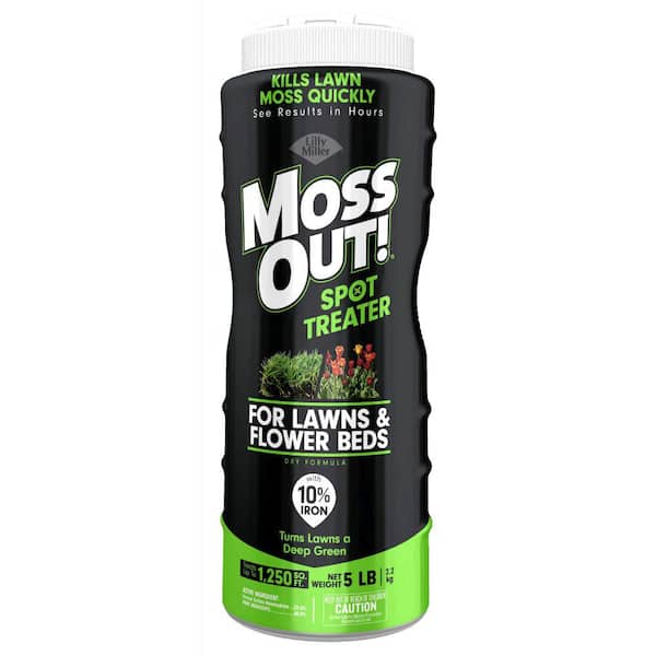 Moss Out! 5 lb. 1,250 sq. ft. Lawn Moss Killer Granules Spot Treatment