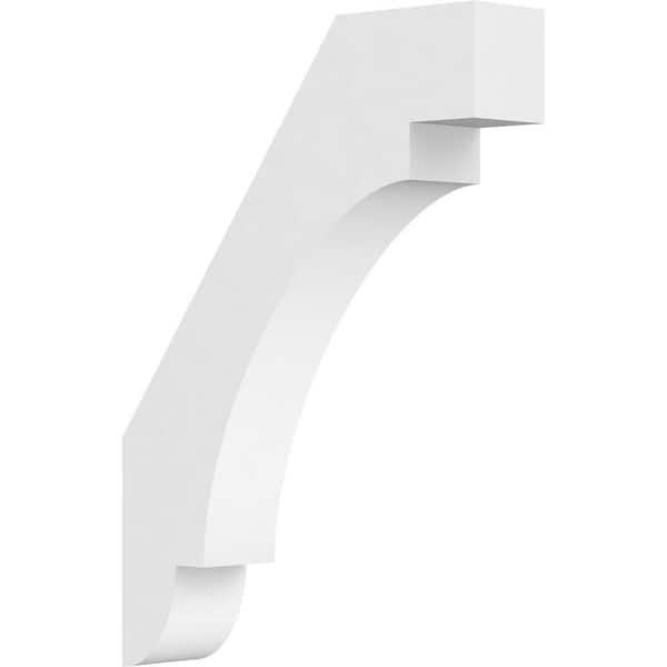Ekena Millwork 3"W x 16"D x 22"H Standard Aspen Architectural Grade PVC Knee Brace
