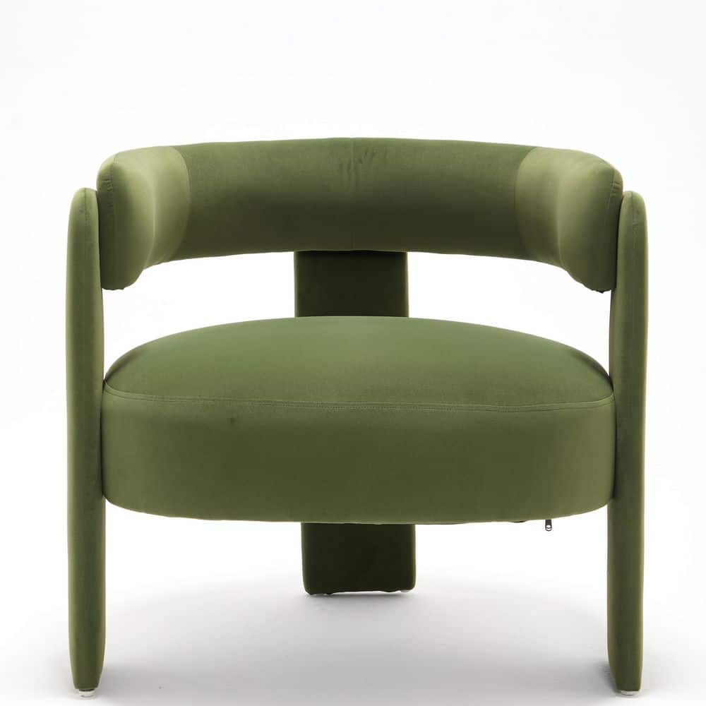 Green Modern Velvet Upholstered Accent Lounge Chair price history on PriceWatchPro
