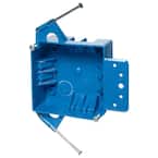 2-Gang 18 cu. in. PVC New Work Electrical Switch and Outlet Box