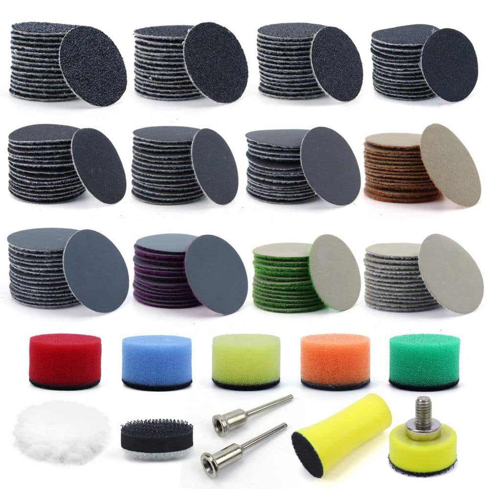 191 pcs 1 inch sanding discs hook and loop 60-10000 grit wet dry sandpaper with polishing pads for rotary tools price history on PriceWatchPro