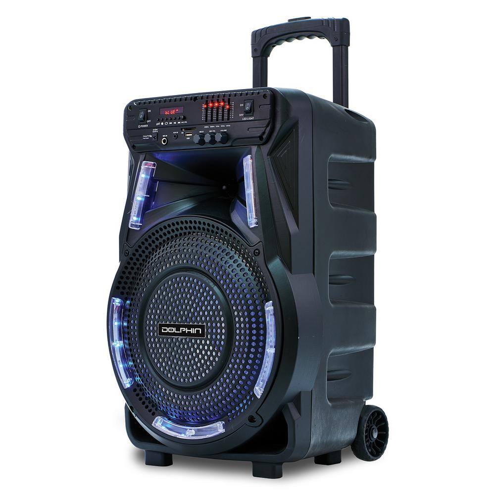 Dolphin 15 in. Rechargeable Party Speaker with Stand-SP-17RBT - The ...