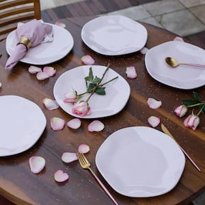 11.02 in. RYO Pink Dinner Plates (Set of 6)