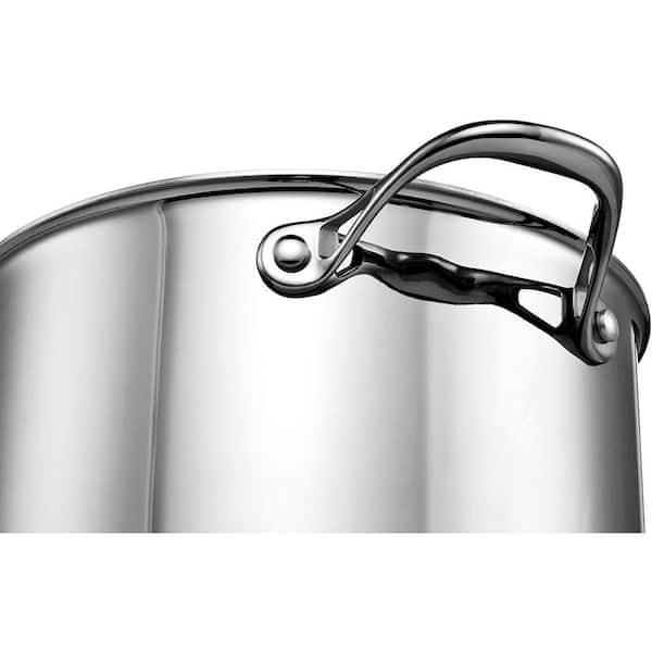 Cooks Standard Professional Grade 8 qt. Stainless Steel Stock Pot with Lid  02584 - The Home Depot