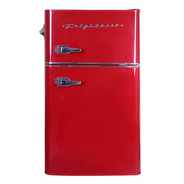 Frigidaire 3.2 cu. ft. 2 Door Retro Mini Fridge in Red