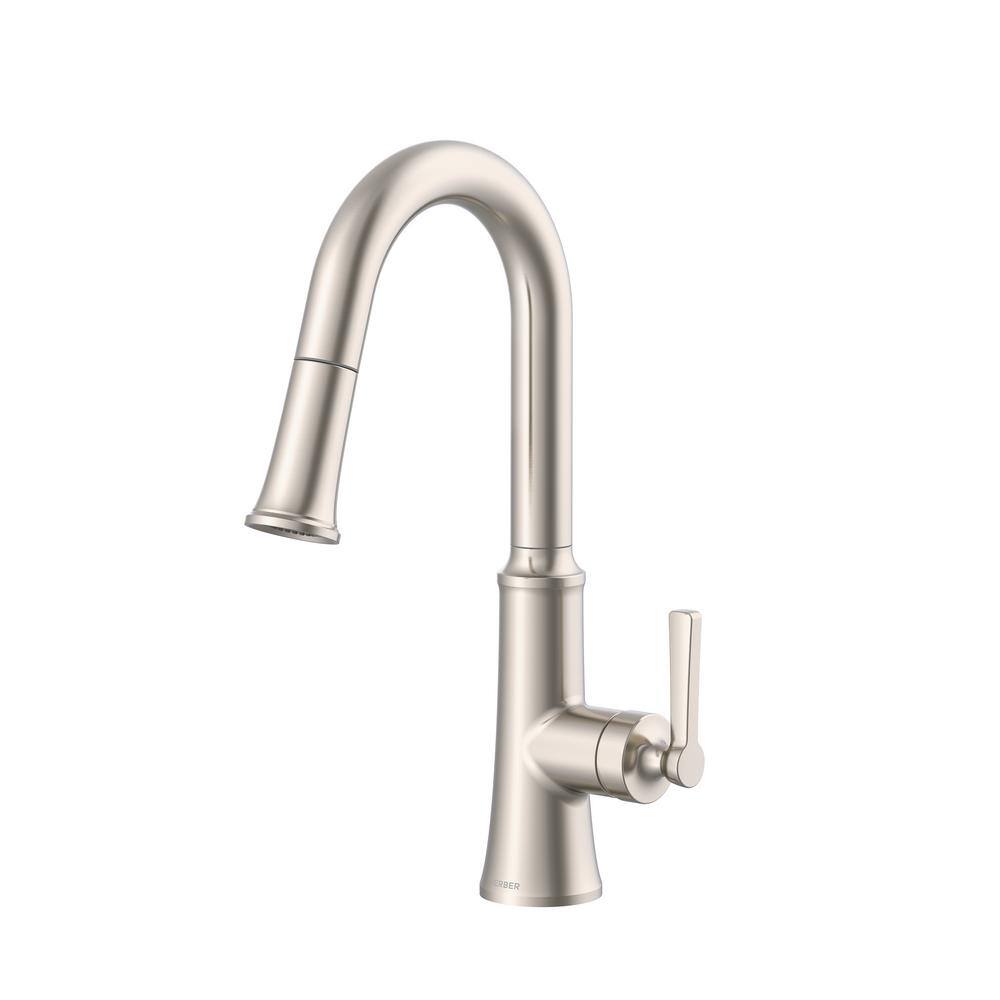 Stainless Steel Single Hole Pull Down Kitchen Faucet