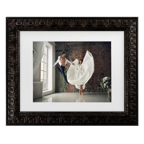 Trademark Fine Art Sergei Smirnov Couples Dance Matted Framed Photography Wall Art 19.5 in. x 23.5 in.