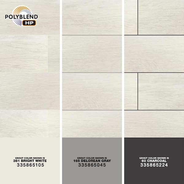 TrafficMaster Capel Bianco 6 in. x 24 in. Matte Ceramic Wood Look