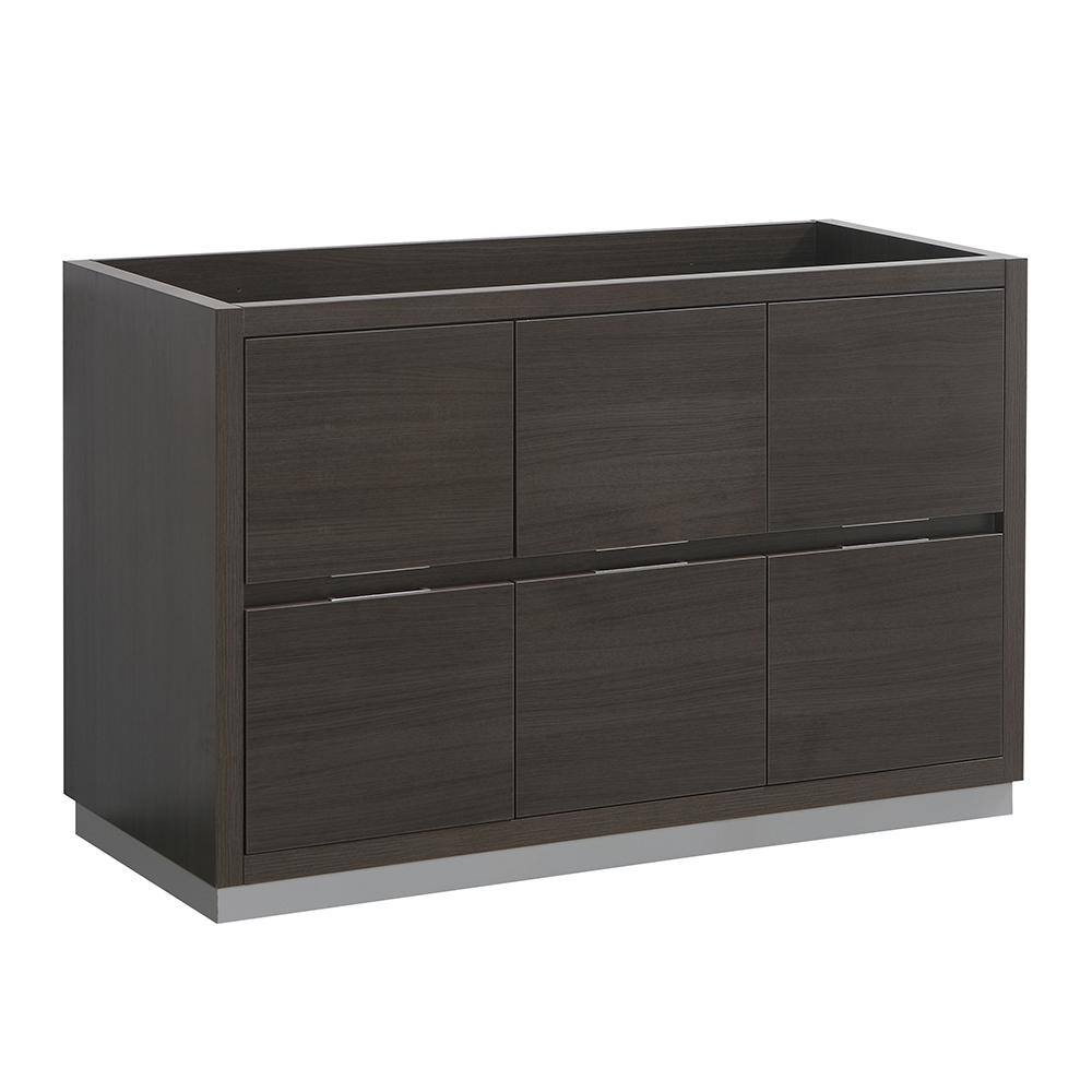 Fresca Valencia 48.00 in. Bath Vanity Cabinet Only in Gray Oak ...