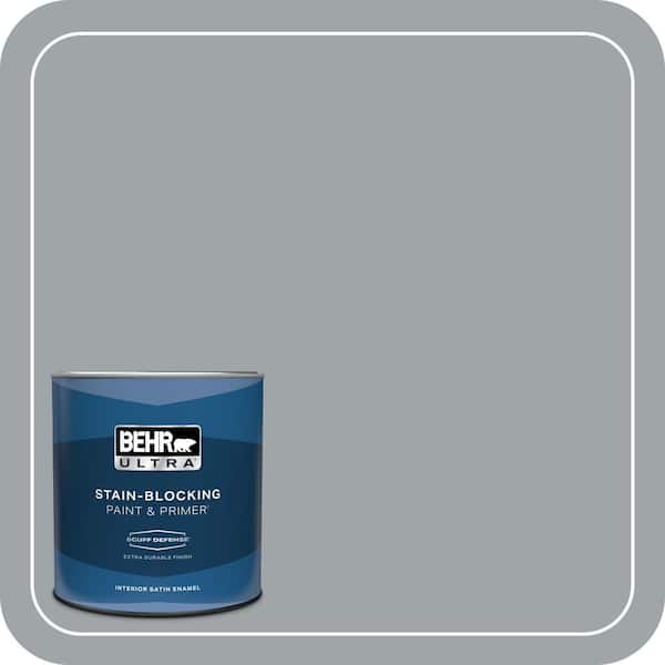 BEHR ULTRA 1 qt. #ECC-33-1 Iron Wood Extra Durable Satin Enamel Interior Paint & Primer