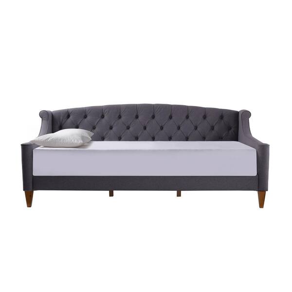Jennifer Taylor Lucy 84 In Navy Blue, Twin Sofa Bed Frame