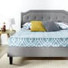 Zinus Kellen Upholstered Scalloped Platform Bed Frame, Full HD-FSUP-F ...