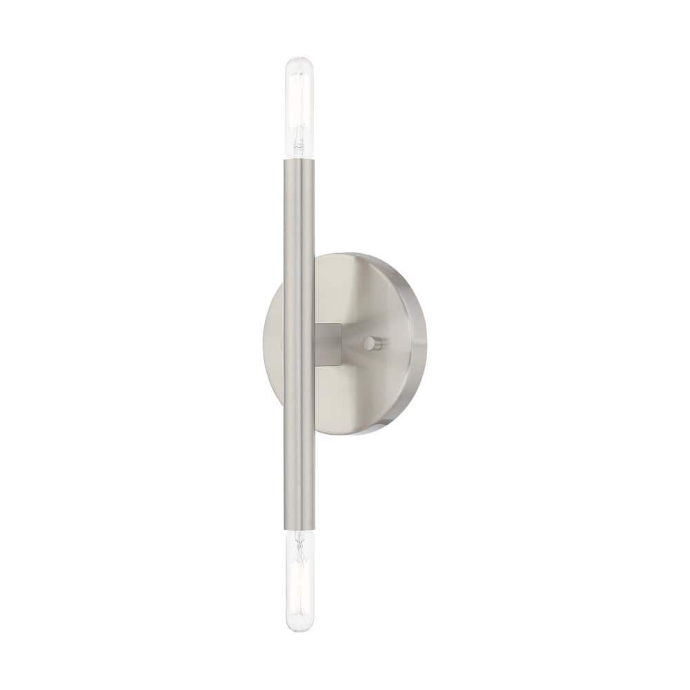 Alden 2 Light Brushed Nickel ADA Wall Sconce price history on PriceWatchPro