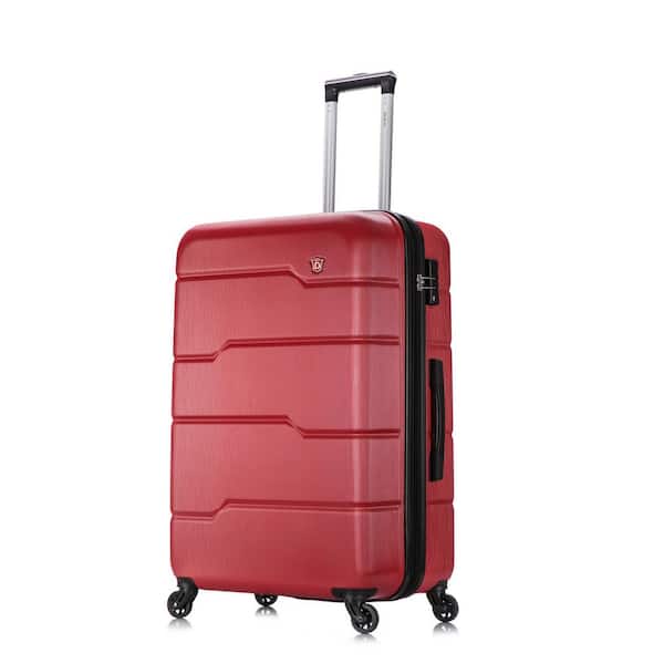 DUKAP Rodez 28 in. Red Lightweight Hardside Spinner