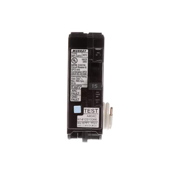 Murray 15 Amp AFCI/GFCI Dual Function Circuit Breaker