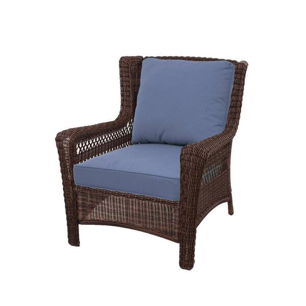2 Piece Outdoor Lounge Chair Cushion, Outdoor Wicker Patio Chair Cushions