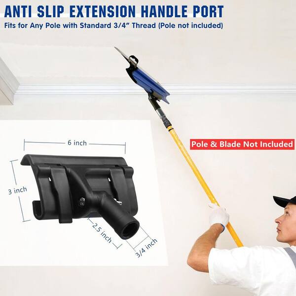 Blade Handle Bracket Tool For XWADJCD Drywall Tool - 180° Adjustable, Fits Standard Extension Poles - View #5