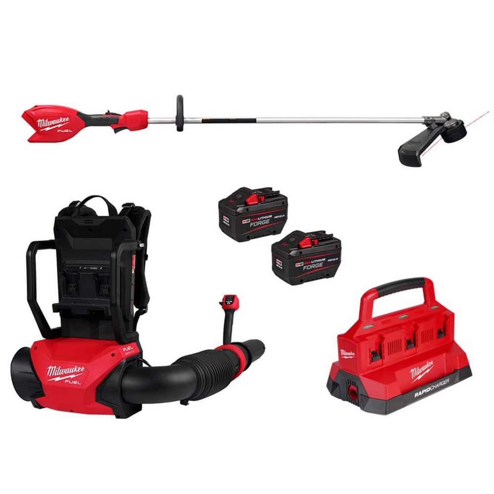 M18 FUEL 155 MPH 650 CFM 18V Brushless Cordless Battery Backpack Blower w/ (4) 12.0 Ah FORGE Batteries, PACKOUT Charger price history on PriceWatchPro